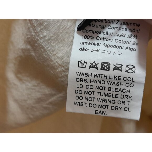 Womens Boho Beach Cottagecore Peasant Prairie Ruffle Hem Size Medium Mini Dress - Picture 8 of 9